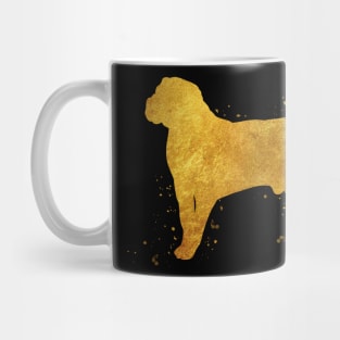Boerboel dog golden art Mug